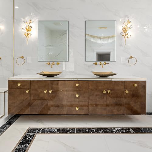 Ruomeng 40 x 30 Frameless Wall Mirror 1