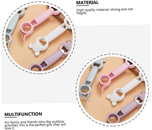 KICHOUSE 4 Pack Multi-Function Jar Opener Set