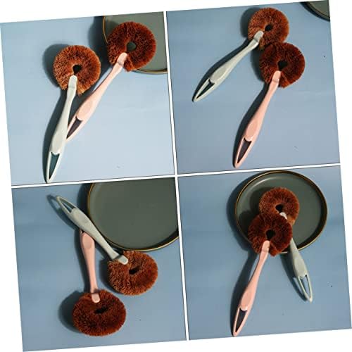 SHOWERORO 2pcs Long Handle Cleaning Brush Set 1