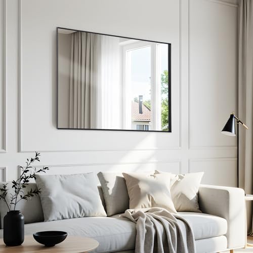 Melodieux Wall Vanity Mirror 30x40 Black 1