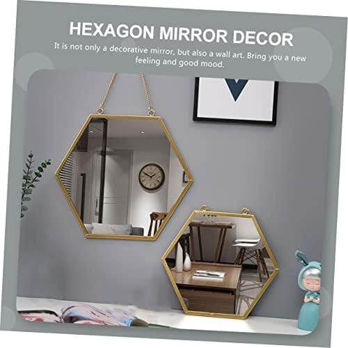 Holibanna Wall Hanging Makeup Mirror for Home Decor