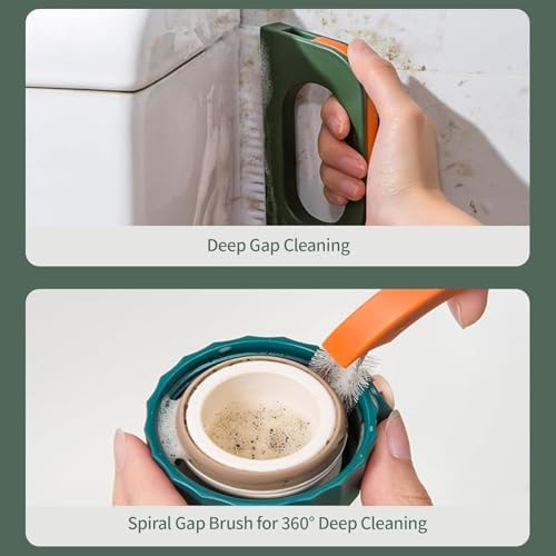 OUROBOT 6pcs Crevice Gap Cleaning Brush Tool Set