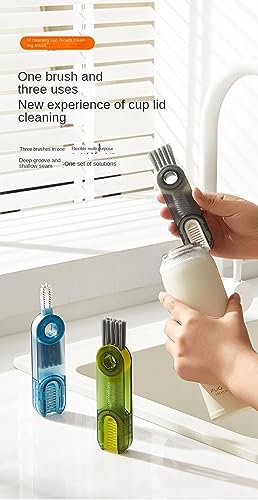 ZehRai 3-in-1 Multifunctional Cleaning Brush for Bottles and Cups