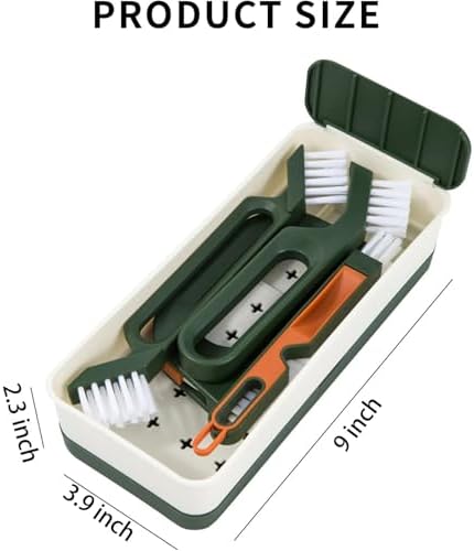 OUROBOT 6pcs Crevice Gap Cleaning Brush Tool Set
