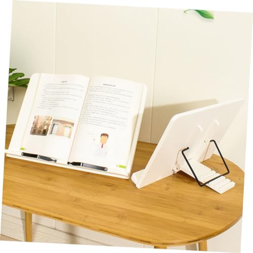 Adjustable Wooden Book Stand for Reading Display