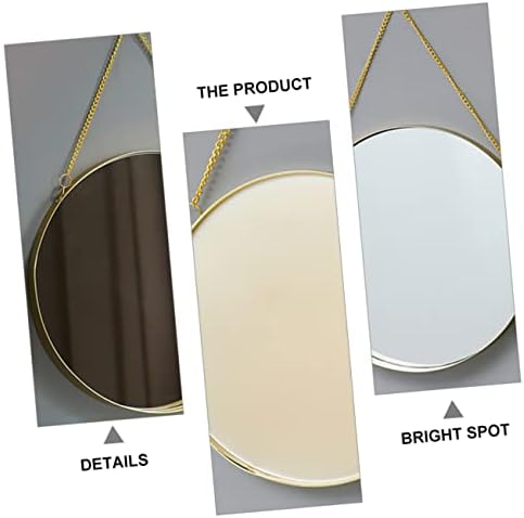 BIUDECO Round Wall Mounted Makeup Mirror