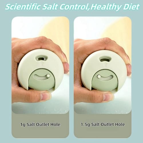 LUCKY CUP Glass Salt Pepper Shakers Set of 2 1