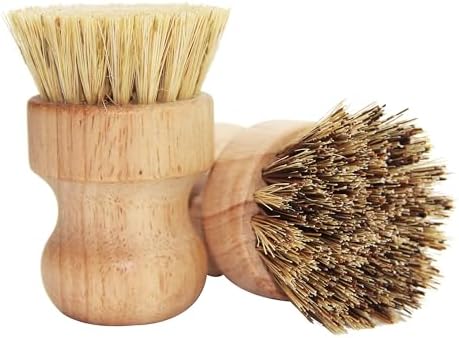 Gotpgoda Palm Pot Brush Set of 3