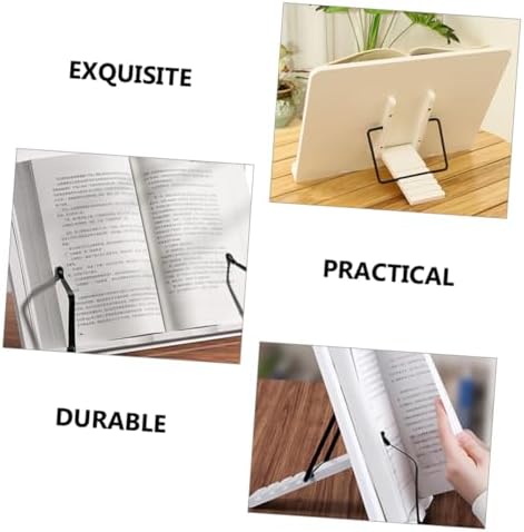 FOYTOKI Adjustable Wooden Bookstand for Reading and Cookbook Displays
