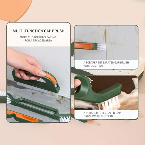 OUROBOT 6pcs Crevice Gap Cleaning Brush Tool Set