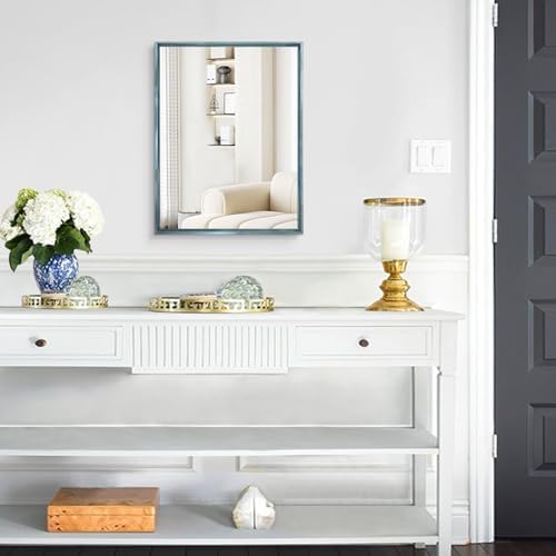 AAZZKANG 20x16 Inch Metal Framed Wall Mirror
