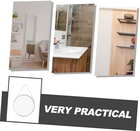 Cabilock Wall Mirror with Hanging Chain for Living Room and Bathroom