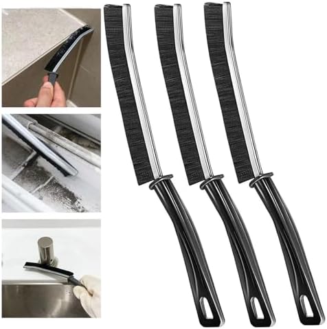 3Pcs Crevice Cleaning Brush Set for Hard to Reach Areas