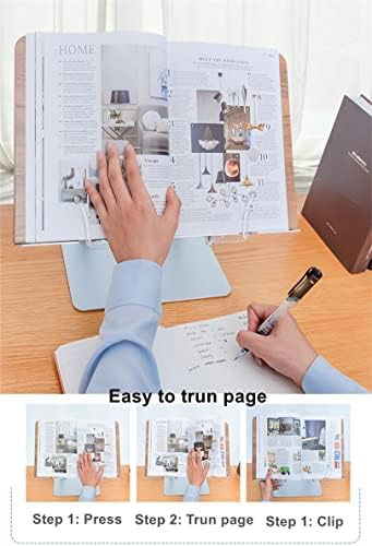 Adjustable Wooden Book Stand for Students and Home Use
