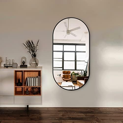 Delma Gold Oval Wall Mirror 48x24