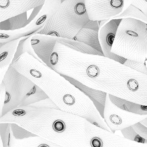 Mandala Crafts White Snap Tape 3 Yards for Sewing
