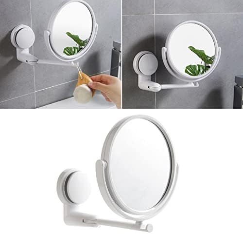 PartyKindom Adjustable Wall Mounted Round Mirror