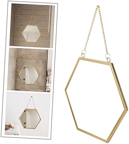 GARVALON Hexagon Wall Mirror Decor Vanity Mirror