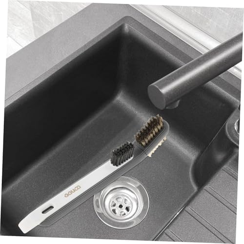 Levemolo 3-in-1 Kitchen Oil Cleaning Brush with Metal Scraper