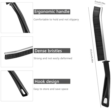 5 Pack Hard Bristle Crevice Cleaning Brush for Home Kitchen Use