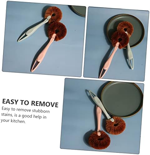 SHOWERORO 2pcs Long Handle Cleaning Brush Set 1