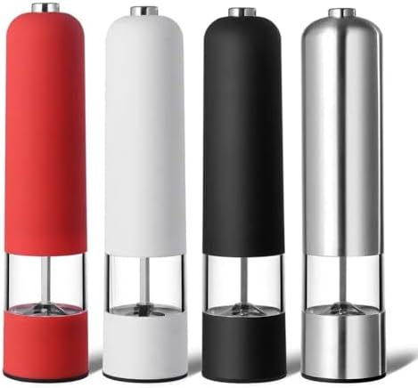 LEIXIUSM Orange Pepper Salt Mill Spice Grinder