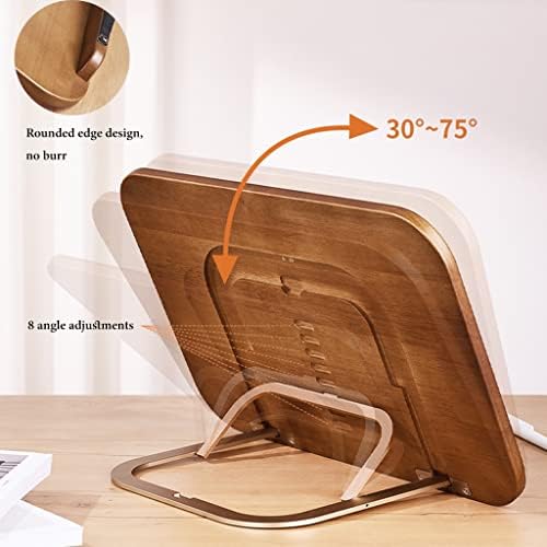 UHRLGHS 8-Adjustable Wooden Cookbook Stand