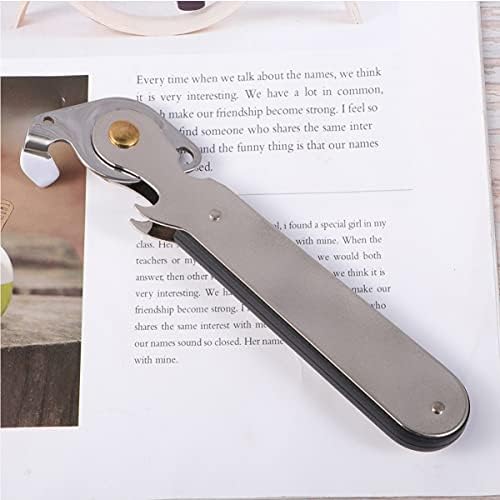 GRIRIW 2pcs Heavy Duty Stainless Steel Can Piercer Bottle Opener