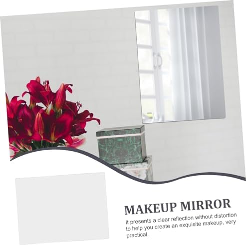 LIFKOME 36x48in Large Room Mirror - Self-Adhesive Acrylic Vanity Wall Mirror