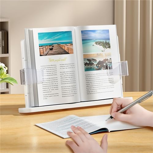 UHRLGHS Foldable Cookbook Stand for Kitchen and Office Reading