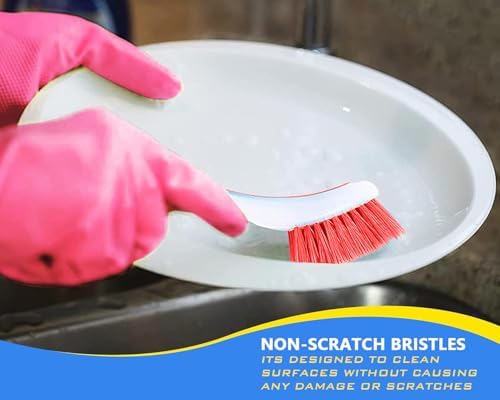3-Piece Plastic Dish Cleaning Brush Set