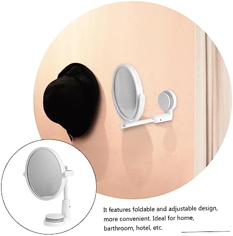 Adjustable 180 Wall Mirror with Rotation for Vanity and Makeup