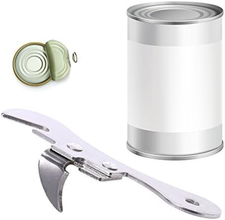 Ergonomic Manual Can Opener with Jar Lid Tool