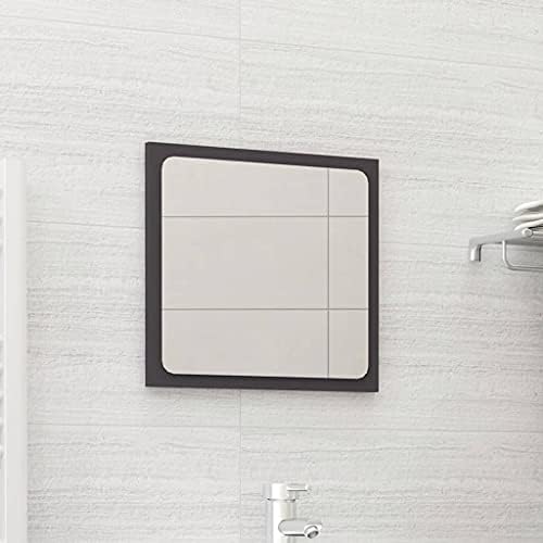 Gray Bathroom Mirror 157x146 Inch Wall Mounted
