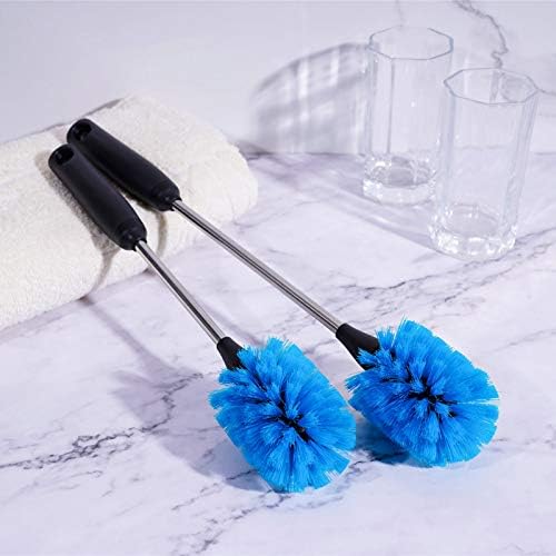 MOSOLAN 15in Stainless Steel Bottle Brush 2 Pack