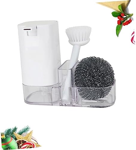 Minkissy 4 in 1 Dishwashing Brush Set with Holder
