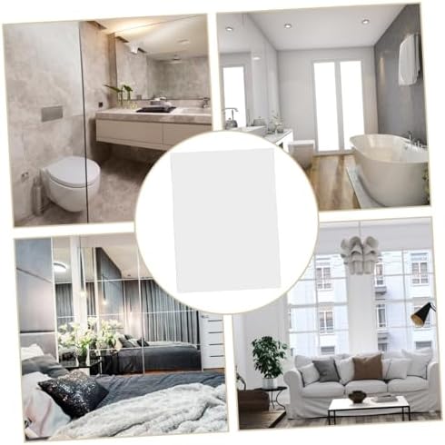 LIFKOME 36x48in Large Room Mirror - Self-Adhesive Acrylic Vanity Wall Mirror