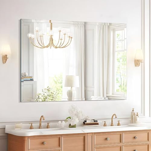 DOIMUSIM Frameless Mirror 16x24 Inch