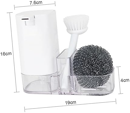 Minkissy 4 in 1 Dishwashing Brush Set with Holder