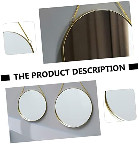 DOITOOL Round Hanging Vanity Mirror Wall Decor