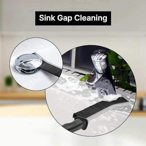 4 Pcs Crevice Cleaning Brush Set with Durable Bristles