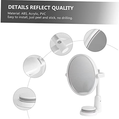 Adjustable 180 Wall Mirror with Rotation for Vanity and Makeup