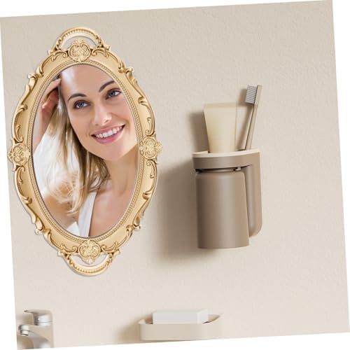 ABOOFAN Baroque Decorative Mirror Tray Luxury Vanity Mirror
