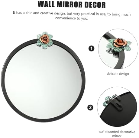 PRETYZOOM Wall Mounted Makeup Mirror with LED Lights