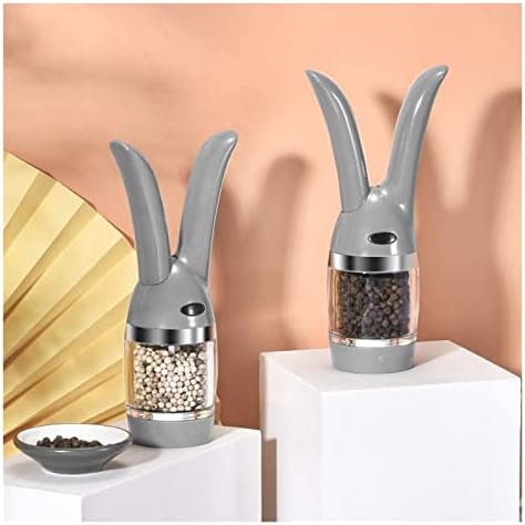 LEIXIUSM Refillable Pepper Mill Set 2pc Salt Pepper Grinders