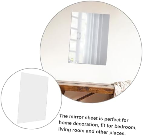 RORPOIR Wall Mounted Shatterproof Acrylic Mirror