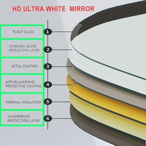 Cloud Shape Bathroom Mirror with HD Float Glass