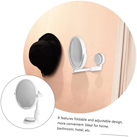 LALADEFIEE Rotating Wall Mirror No Drilling