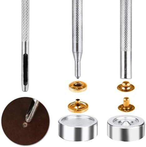 485PCS Stainless Steel Snaps with Tools for DIY Crafts