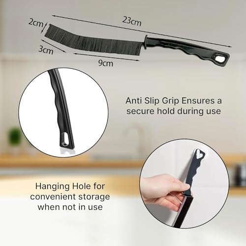 4 Pcs Crevice Cleaning Brush Set with Durable Bristles